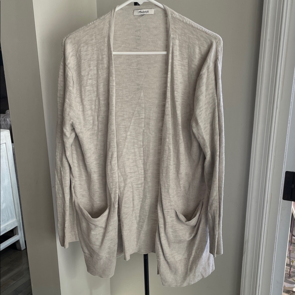 🧚‍♀️ Madewell Cream Long Cardigan